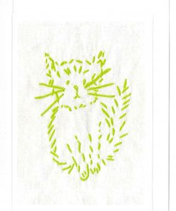 GREEN CAT- CARD