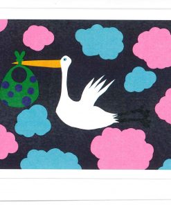 BABY STORK- CARD
