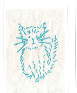 BLUE CAT- CARD